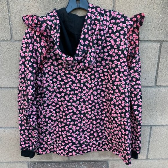 Sandy Liang x Target Ditsy Floral Ruffle Hoodie - Size M - Picture 2 of 2
